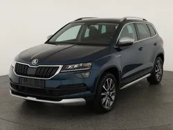 Lavablau metallic Gebraucht 2021 Skoda Karoq SUV | 28.495 € (Fairer Preis)