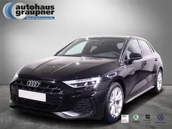 Mythosschwarz Gebraucht 2025 Audi A3 Sportback S-Line Limousine | 40.842 € (Teuer)