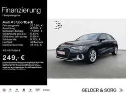 Grau Gebraucht 2021 Audi A3 Sportback Advanced Limousine | 22.390 € (Fairer Preis)