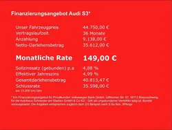 Schwarz Gebraucht 2024 Audi S3 Sport Limousine | 44.750 € (Fairer Preis)
