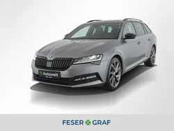 Empiregrau metallic Gebraucht 2021 Skoda Superb SportLine Kombi | 23.980 € (Fairer Preis)