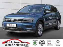 Blue silk metallic Gebraucht 2021 VW Tiguan Allspace Highline SUV | 27.929 € (Guter Preis)