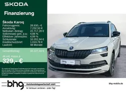 Grau Gebraucht 2022 Skoda Karoq SportLine SUV | 28.930 € (Teuer)
