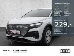 Gletscherweiss metallic Gebraucht 2023 Audi Q4 e-tron Comfort SUV | 43.910 €