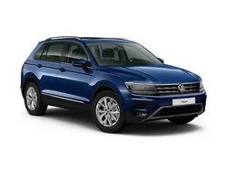 Atlantic blue metallic (metallic) Gebraucht 2018 VW Tiguan Highline SUV | 25.350 € (Fairer Preis)