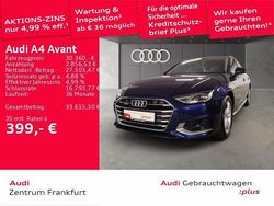 Navarrablau metallic Gebraucht 2020 Audi A4 Advanced Kombi | 30.360 € (Fairer Preis)