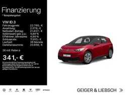 Rot Gebraucht 2022 VW ID.3 Pro Performance Kleinwagen | 23.785 € (Fairer Preis)