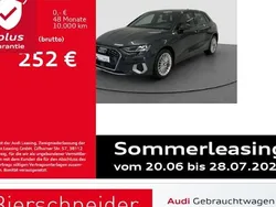 Grau Gebraucht 2024 Audi A3 Sportback Advanced Limousine | 27.989 € (Superpreis)