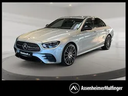 Metalliclack hightechsilber Gebraucht 2021 Mercedes E450 AMG Limousine | 51.928 € (Etwas zu teuer)
