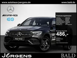 Metalliclack graphitgrau Gebraucht 2021 Mercedes GLC300e AMG Coupé | 50.110 € (Teuer)