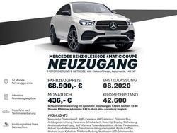 Weiß Gebraucht 2021 Mercedes GLE350 AMG line SUV | 68.900 € (Teuer)