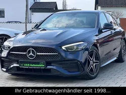 Blau Gebraucht 2021 Mercedes C180 AMG line Limousine | 34.990 € (Teuer)