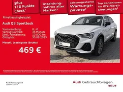 Gletscherweiß metallic Gebraucht 2024 Audi Q3 Sportback S-Line SUV | 43.770 € (Fairer Preis)