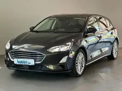 Pantherblau metallic Gebraucht 2021 Ford Focus Titanium X Limousine | 18.990 € (Fairer Preis)