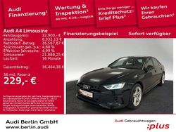 Mythosschwarz metallic Gebraucht 2023 Audi A4 Advanced Plus Limousine | 32.900 € (Fairer Preis)