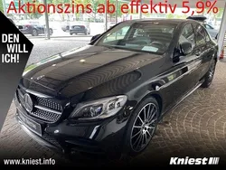 Schwarz Gebraucht 2021 Mercedes C300 AMG line Limousine | 40.900 € (Fairer Preis)