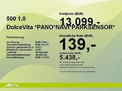 Schwarz Gebraucht 2022 Fiat 500 Dolcevita Limousine | 12.989 € (Fairer Preis)