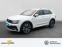 Pure white Gebraucht 2018 VW Tiguan R-line SUV | 24.980 € (Superpreis)