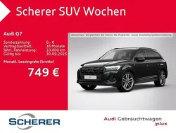 Mythosschwarz metallic (metallic) Gebraucht 2025 Audi Q7 Ambiente SUV | 65.790 € (Guter Preis)