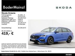 Raceblau metallic Gebraucht 2023 Skoda Octavia RS Kombi | 31.430 € (Fairer Preis)
