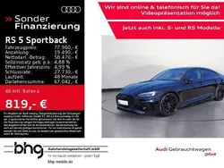 Mythosschwarz metallic Gebraucht 2024 Audi RS5 Sportback Ambiente Coupé | 77.960 € (Superpreis)