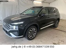 Phantom black (metallic) Gebraucht 2021 Hyundai Santa Fe Prime SUV | 30.750 € (Guter Preis)