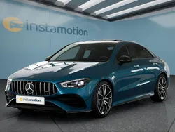 Blau Gebraucht 2024 Mercedes CLA35 AMG AMG Limousine | 58.199 €