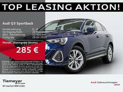 Navarrablau metallic Gebraucht 2024 Audi Q3 Sportback S-Line SUV | 39.740 € (Guter Preis)