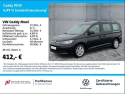 Schwarz Gebraucht 2024 VW Caddy Maxi Life Van / Kleinbus | 31.950 € (Superpreis)