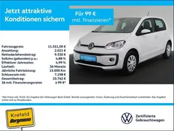 Pure white Gebraucht 2022 VW up! Kleinwagen | 11.551 € (Fairer Preis)