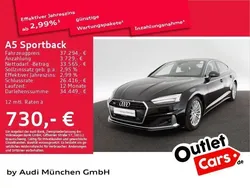Mythosschwarz metallic Gebraucht 2021 Audi A5 Sportback Ambiente Limousine | 37.294 € (Fairer Preis)