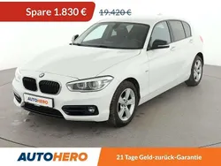 Weiß Gebraucht 2018 BMW 120 Sport Line Kleinwagen | 17.590 € (Guter Preis)