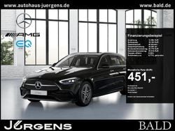 Obsidianschwarz metallic Gebraucht 2024 Mercedes C300 AMG Kombi | 46.880 € (Fairer Preis)