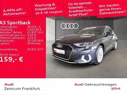 Grau Gebraucht 2024 Audi A3 Sportback Advanced Limousine | 28.650 € (Superpreis)