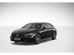 Schwarz kosmosschwarz metallic Gebraucht 2024 Mercedes CLA35 AMG AMG Kombi | 48.880 € (Fairer Preis)