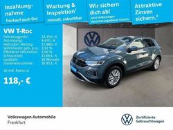 Petroleum blue metallic/petrol Gebraucht 2024 VW T-Roc Life SUV | 22.490 € (Fairer Preis)