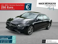 Unilack nachtschwarz Gebraucht 2024 Mercedes CLA200 AMG line Coupé | 37.680 € (Fairer Preis)
