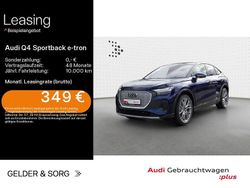 Blau Gebraucht 2025 Audi Q4 Sportback e-tron S-Line SUV | 42.280 €