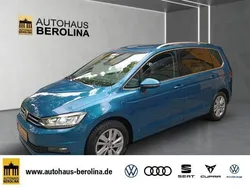 Caribbean blue metallic Gebraucht 2019 VW Touran Highline Van / Kleinbus | 22.888 € (Guter Preis)