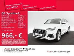 Gletscherweiß metallic Gebraucht 2021 Audi Q5 Sportback Ambiente SUV | 41.862 € (Etwas zu teuer)