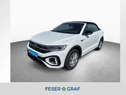 Pure white schwarz Gebraucht 2024 VW T-Roc Cabriolet R-line Cabrio | 32.420 € (Guter Preis)