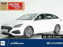 Weiß (serenity white (w6h)) Gebraucht 2024 Hyundai i30 GO! Kombi | 23.990 € (Fairer Preis)