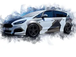 Weiß Gebraucht 2018 Ford S-MAX ST-Line Van / Kleinbus | 26.900 € (Teuer)
