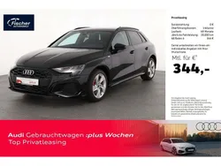 Schwarz Gebraucht 2024 Audi A3 Sportback e-tron S-Line Limousine | 36.980 € (Teuer)