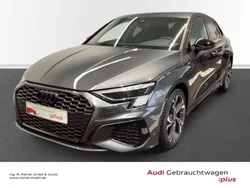 Grau Gebraucht 2024 Audi A3 Sportback S-Line Limousine | 42.689 €