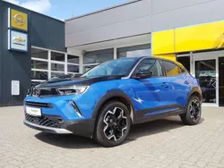 Perl blau/voltaik blau (metallic) Gebraucht 2021 Opel Mokka Ultimate SUV | 19.990 € (Fairer Preis)