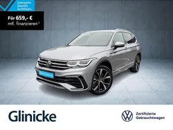 Pyritsilber metallic Gebraucht 2024 VW Tiguan Allspace R-line SUV | 49.985 € (Teuer)
