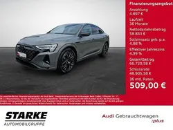 Chronosgrau metallic Gebraucht 2024 Audi Q8 Sportback e-tron Advanced Plus SUV | 62.940 € (Fairer Preis)