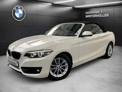 Weiß Gebraucht 2021 BMW 218 Advantage Cabrio | 25.290 € (Fairer Preis)