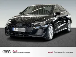 Mythosschwarz metallic Gebraucht 2024 Audi A3 S-Line Limousine | 43.340 € (Teuer)